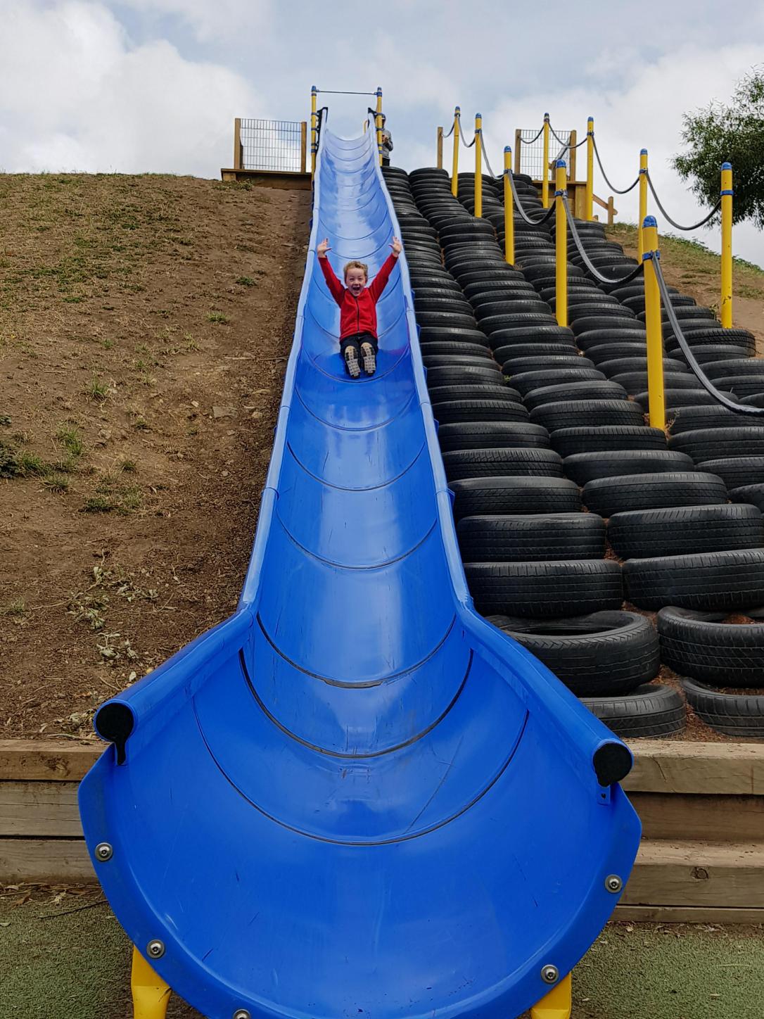 How's this for a slide!!!!!